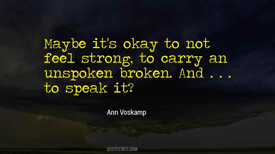 Quotes About Broken #1747543