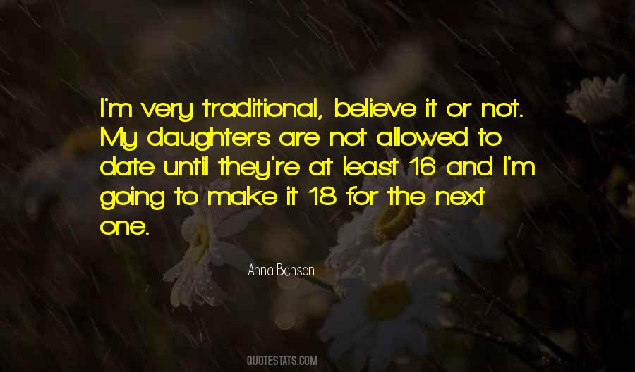 Quotes About Traditional #1510710