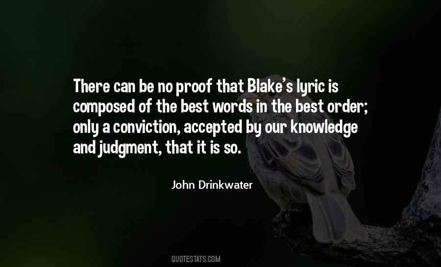 Quotes About Blake #1872948