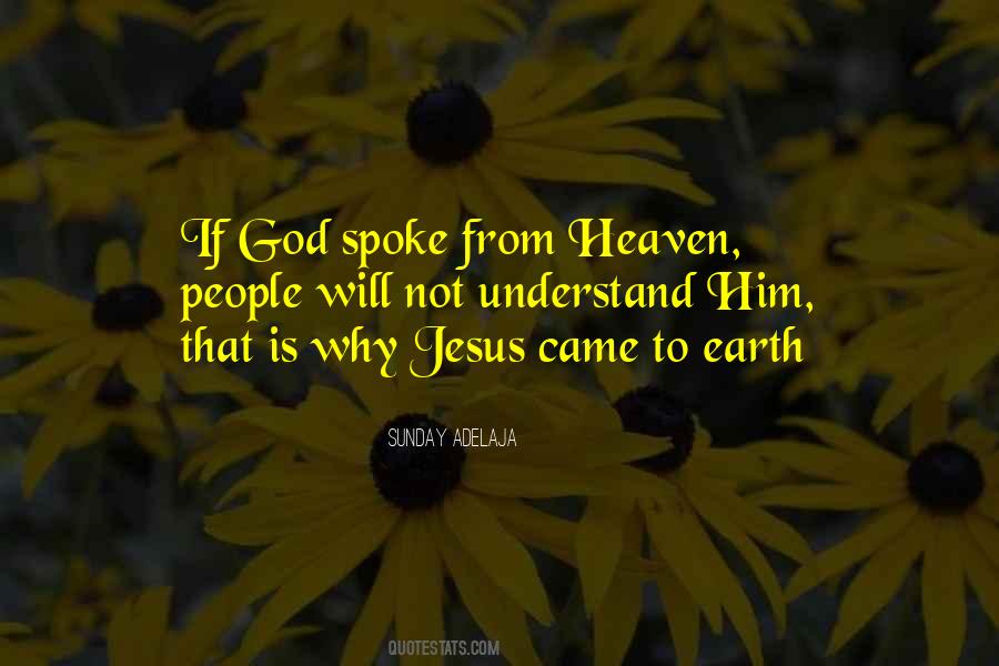 God Spoke Quotes #1472504