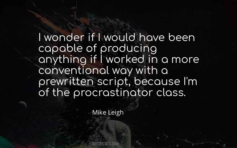 Quotes About Procrastinator #1655937