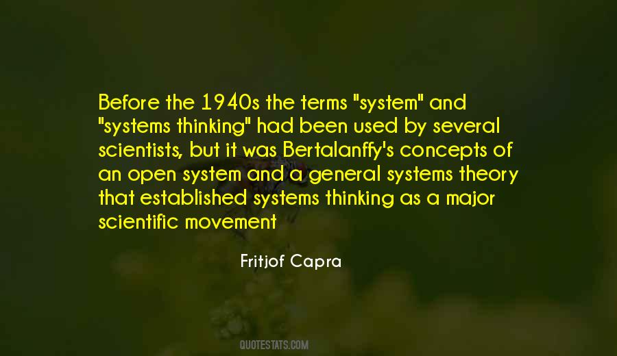 Quotes About Systems Theory #1553314
