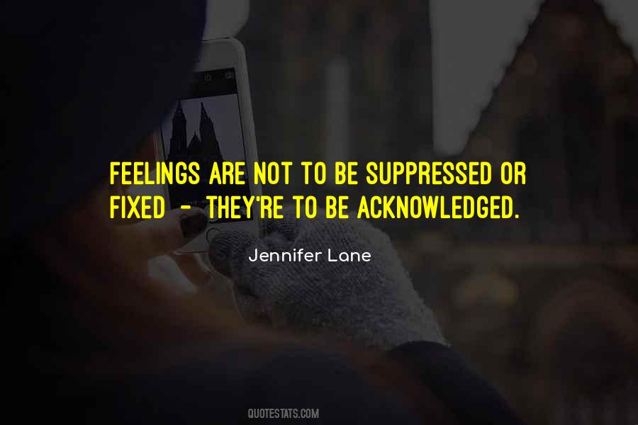 Quotes About Suppressed Emotions #1471210