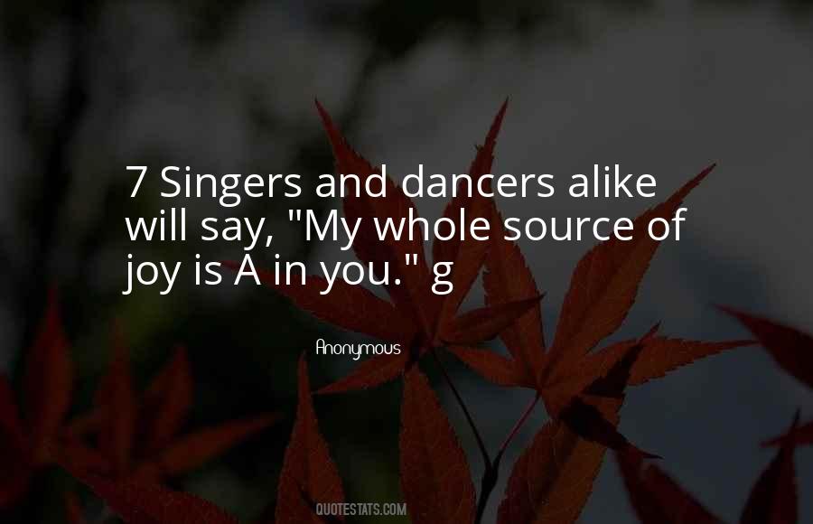 7 Singers Quotes #590817