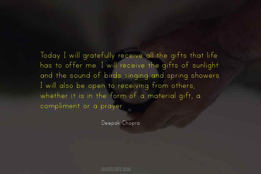 Quotes About Receiving Gifts #109686