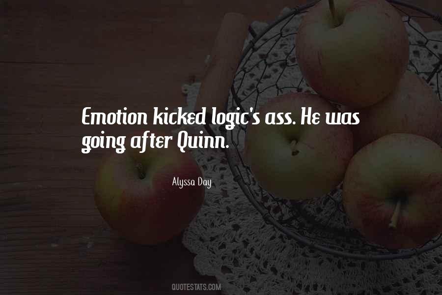 Logic Over Emotion Quotes #474359