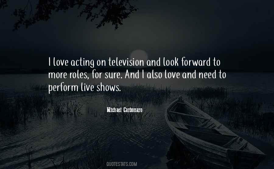 Live Television Quotes #921041