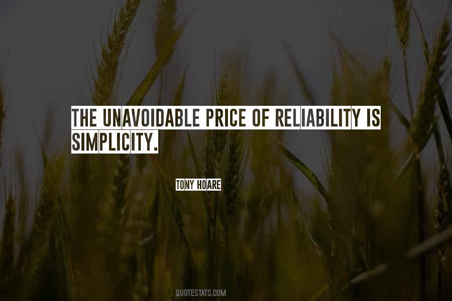 Quotes About Reliability #1515807