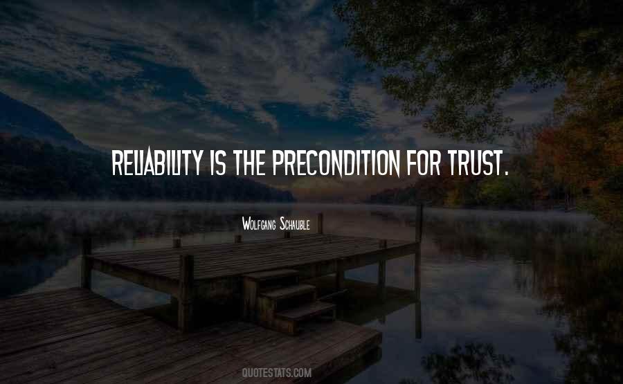 Quotes About Reliability #837379