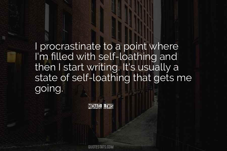 Quotes About Procrastinate #1683742