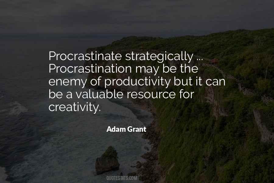 Quotes About Procrastinate #834734