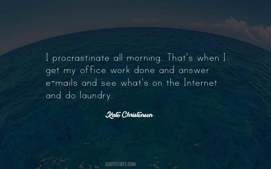Quotes About Procrastinate #864706