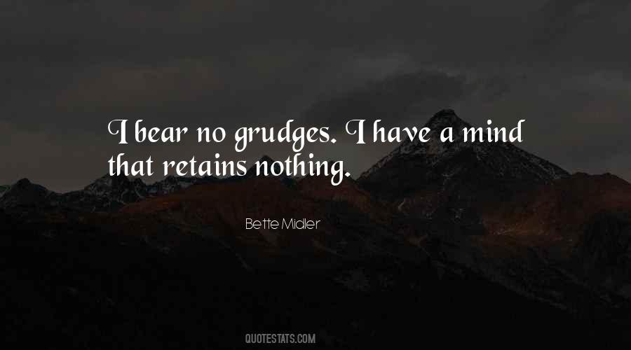 Quotes About Grudges #1072280