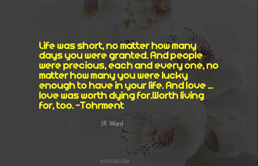 Quotes About Love And Life Short #1733763
