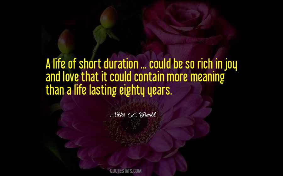 Quotes About Love And Life Short #435941