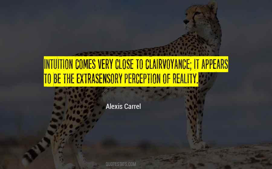 Quotes About Extrasensory Perception #1435095