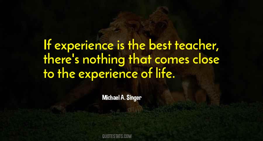 Best Experiences Quotes #1362261