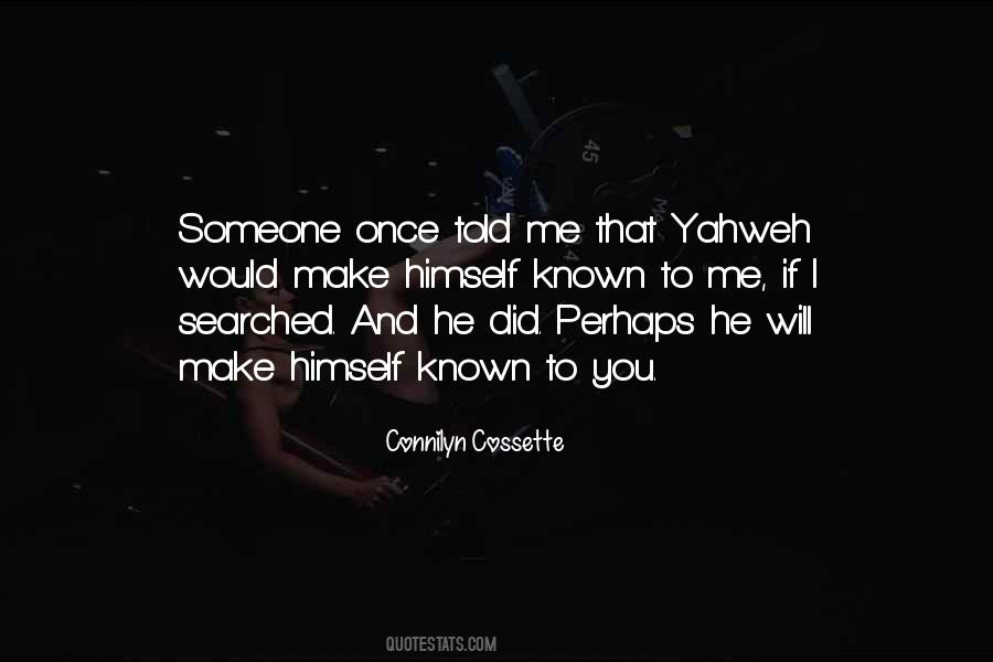 Quotes About Yahweh #1641789