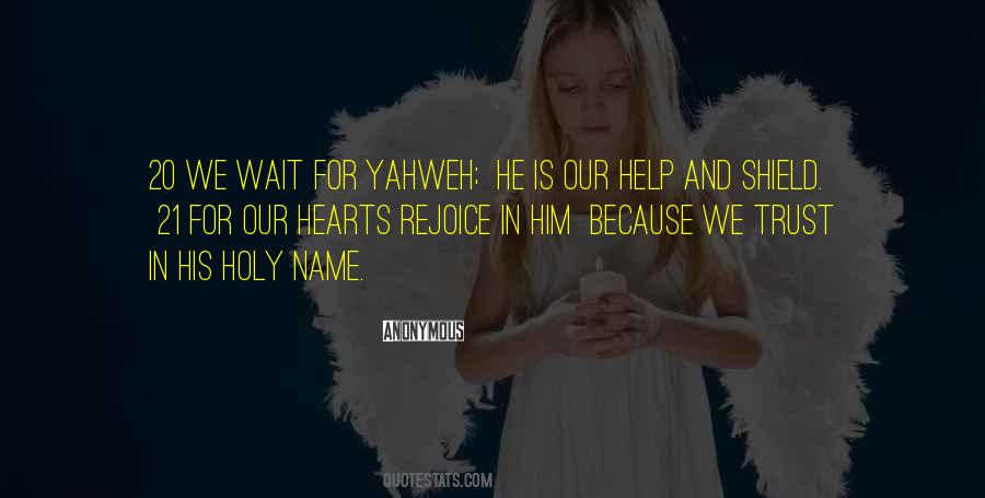 Quotes About Yahweh #638640