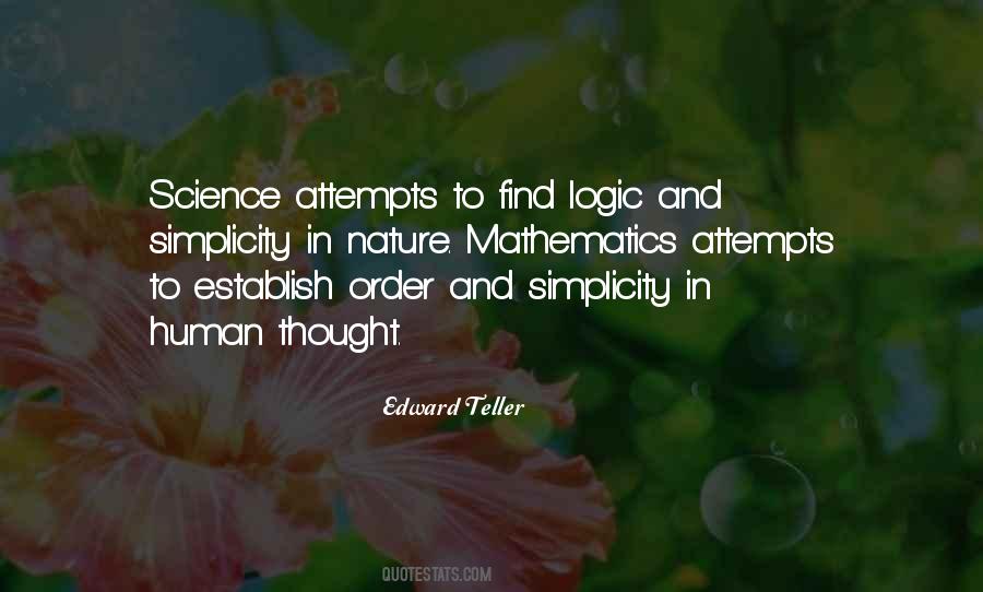 Quotes About Logic And Order #517804