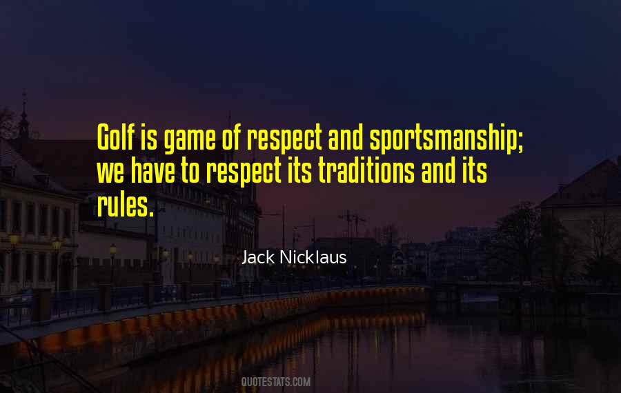 Quotes About The Rules Of Golf #150426