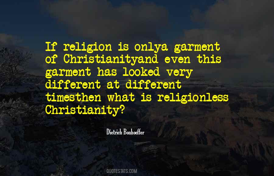 Religionless Christianity Quotes #945468