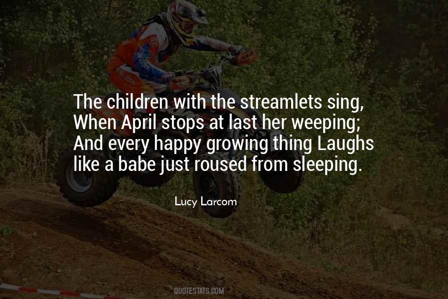 Children Sleeping Quotes #1038782