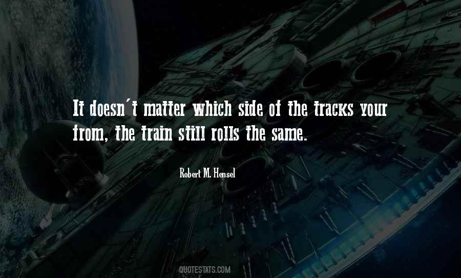 Quotes About Tracks #1217782