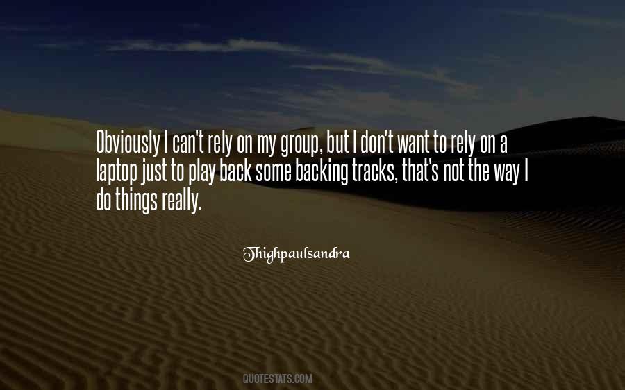 Quotes About Tracks #1380794