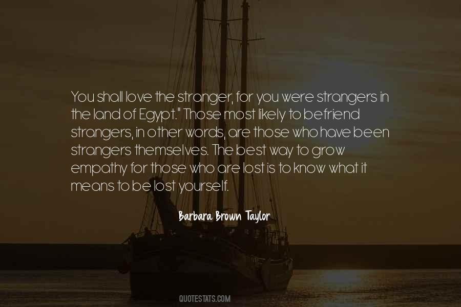 Quotes About Strangers #1777294