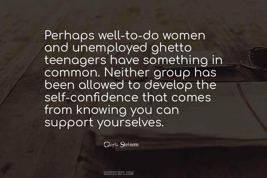Women Self Confidence Quotes #667117