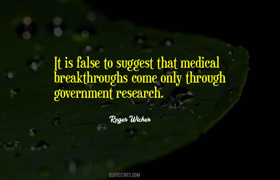 Quotes About Medical Research #1046356