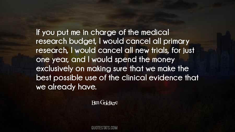 Quotes About Medical Research #509279
