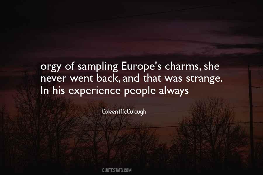 Quotes About Sampling #269701