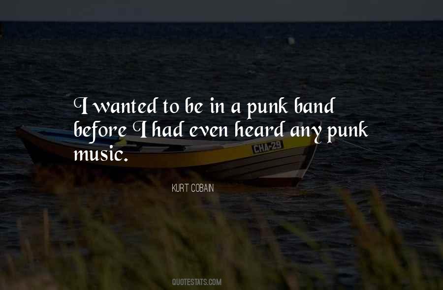 Punk Band Quotes #270479