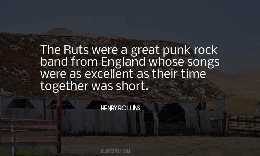 Punk Band Quotes #286405