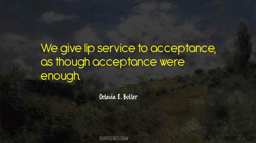 Quotes About Lip Service #852446