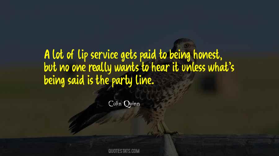 Quotes About Lip Service #915492