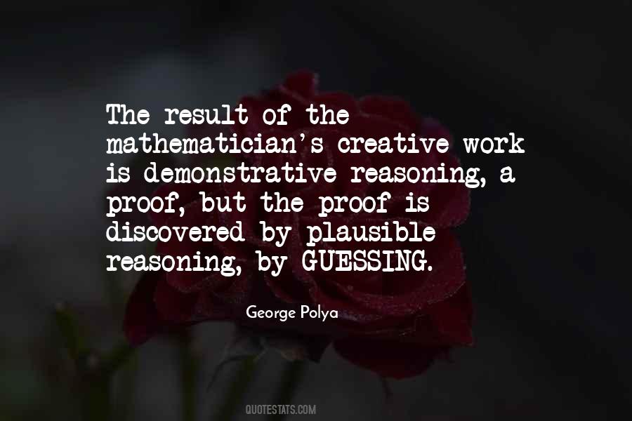 Quotes About Reasoning #1136945