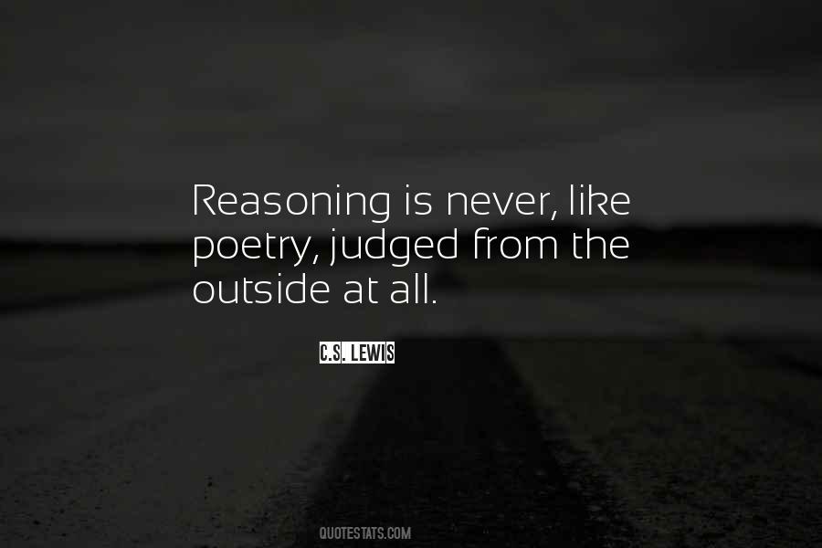 Quotes About Reasoning #1183769