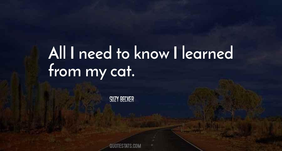 Quotes About Need To Know #1153745