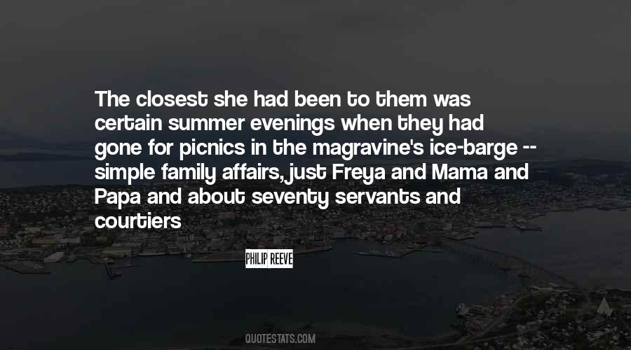Quotes About Summer Evenings #1352670