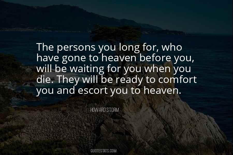 Quotes About Gone To Heaven #1810031
