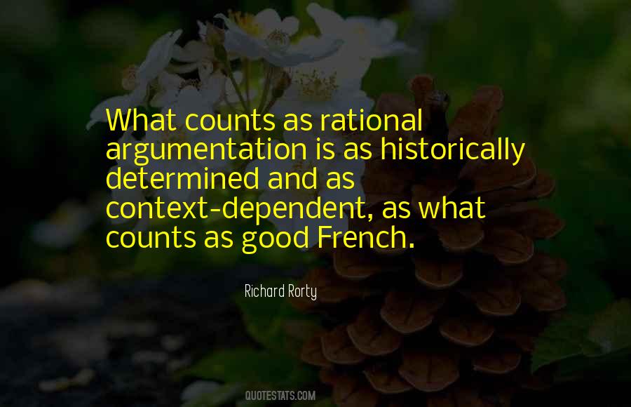 Quotes About Argumentation #1291797