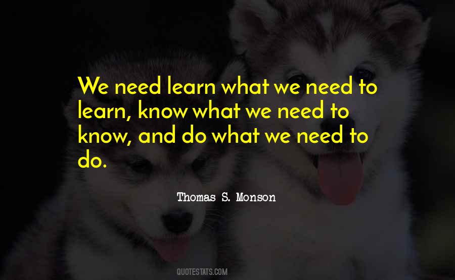 Quotes About Learning And Knowledge #397854