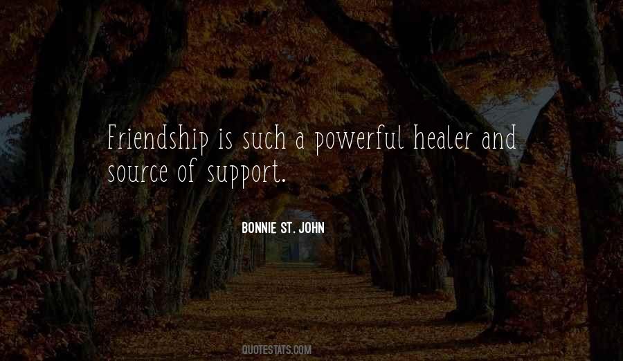 Support And Friendship Quotes #1720517