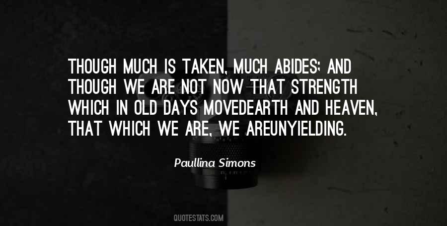 Quotes About Unyielding #942544
