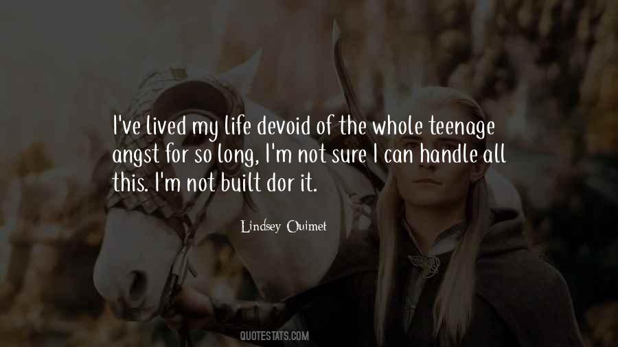 Quotes About Teenage Angst #935148