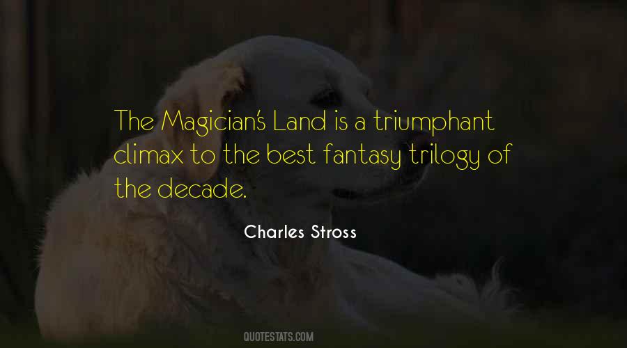 Fantasy Trilogy Quotes #141205
