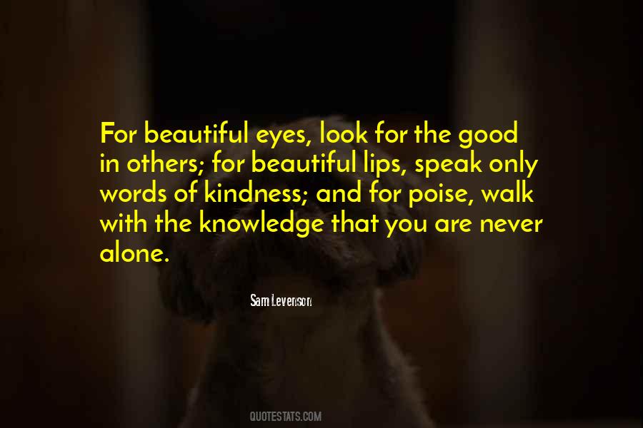 Quotes About Words Of Kindness #188308